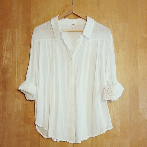 Free People Tops - NWT Free People Button Down Shirt